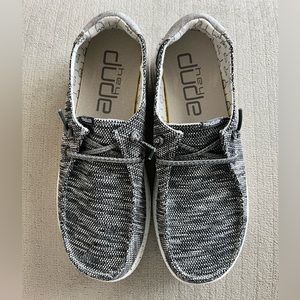 Hey Dude Women’s Wendy Rise- Grey Sox, size 9 NWOTIB